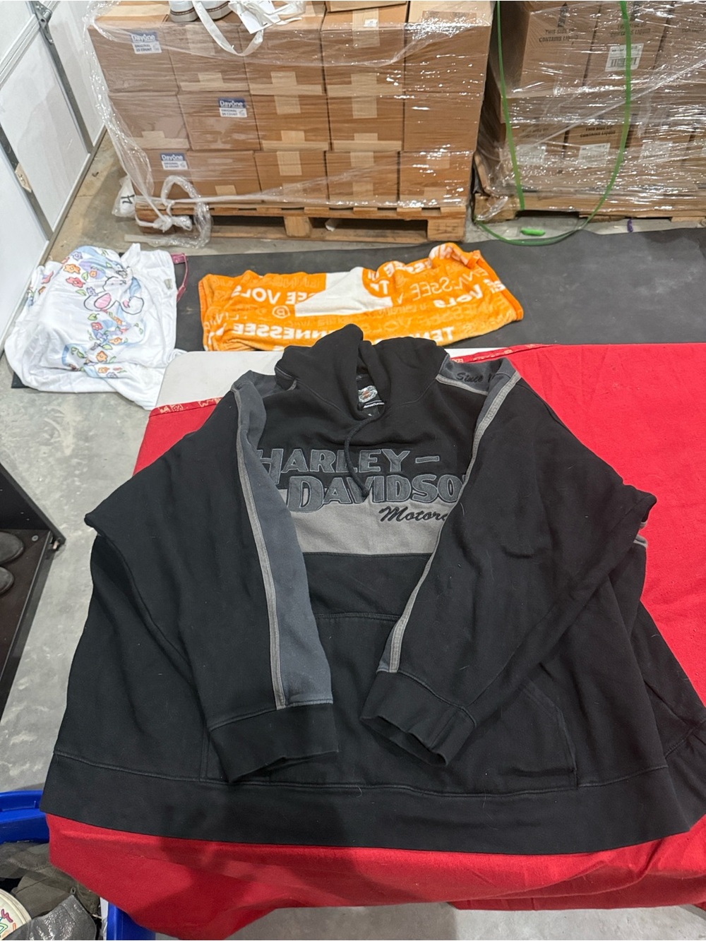Harley-Davidson Black & Gray Pullover hoodie